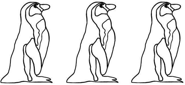 calendar image "penguins"
