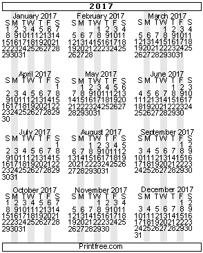 small 2017 gif calendar