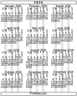 small 2026 gif calendar