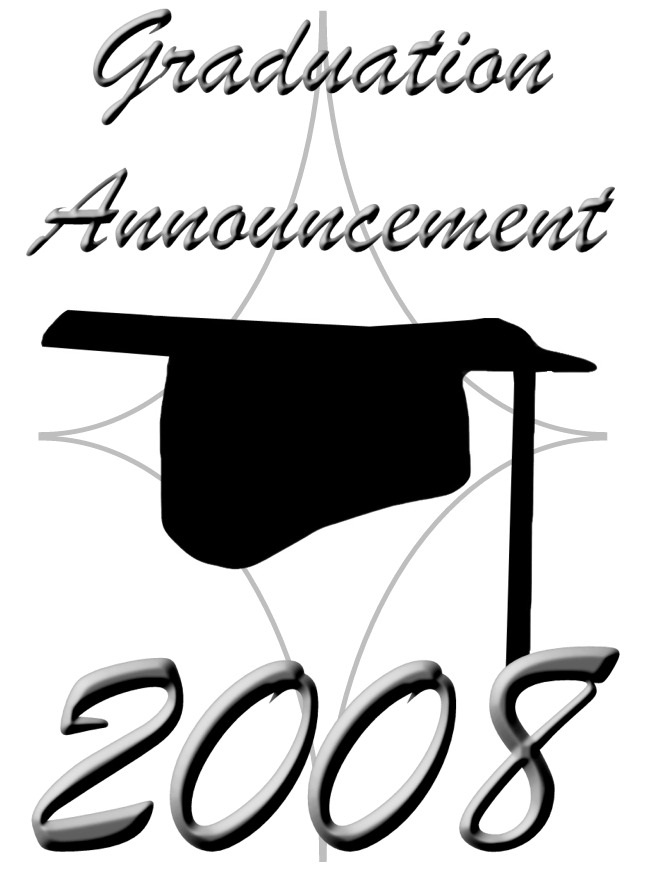 Graduation annuoncement decoration