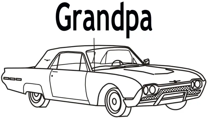 Grandpa classic car card image