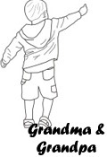 Happy Grandparent's Daygrandchild coloring image preview