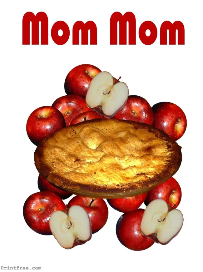 apple pie  large decoration