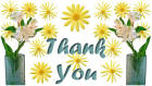 Thank You card image flowers
