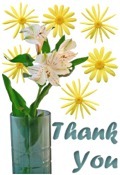 Thank You image flowers
