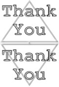 Thank You image black and white