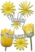 Floral Wedding Announcement preview