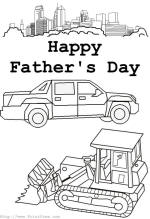 construction coloring page preview image