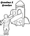 grandchild and play ground print preview