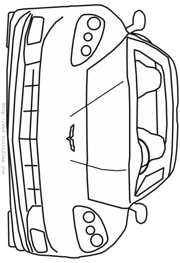 Modern Corvette front outline image