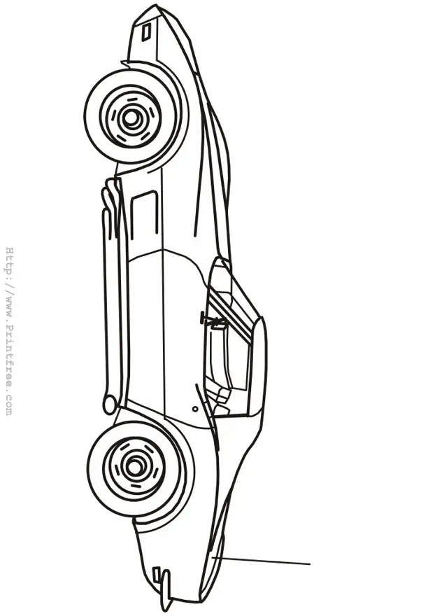 late sixties Corvette outline image