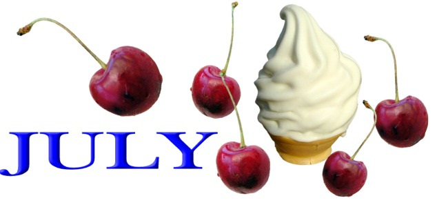 Calendar Image "Ice Cream & Cherries"