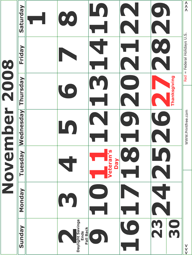 November 2008 Extra Bold