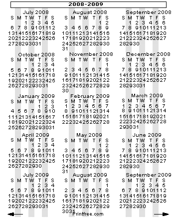 Calendrier 2008 2009 Calendrier 2008 Avec Dates QGWR