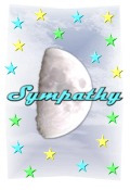 sympathy card lunar scene