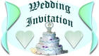 Wedding cake invitation preview