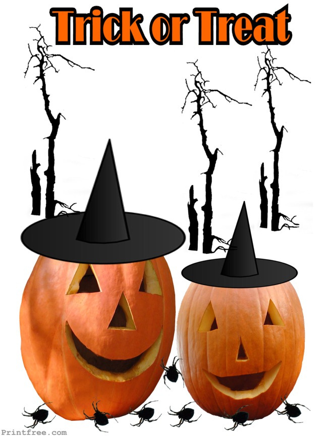 Halloween Decorative Print