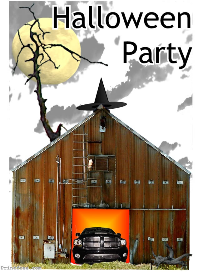 Halloween Decorative Print