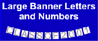 banner letters image
